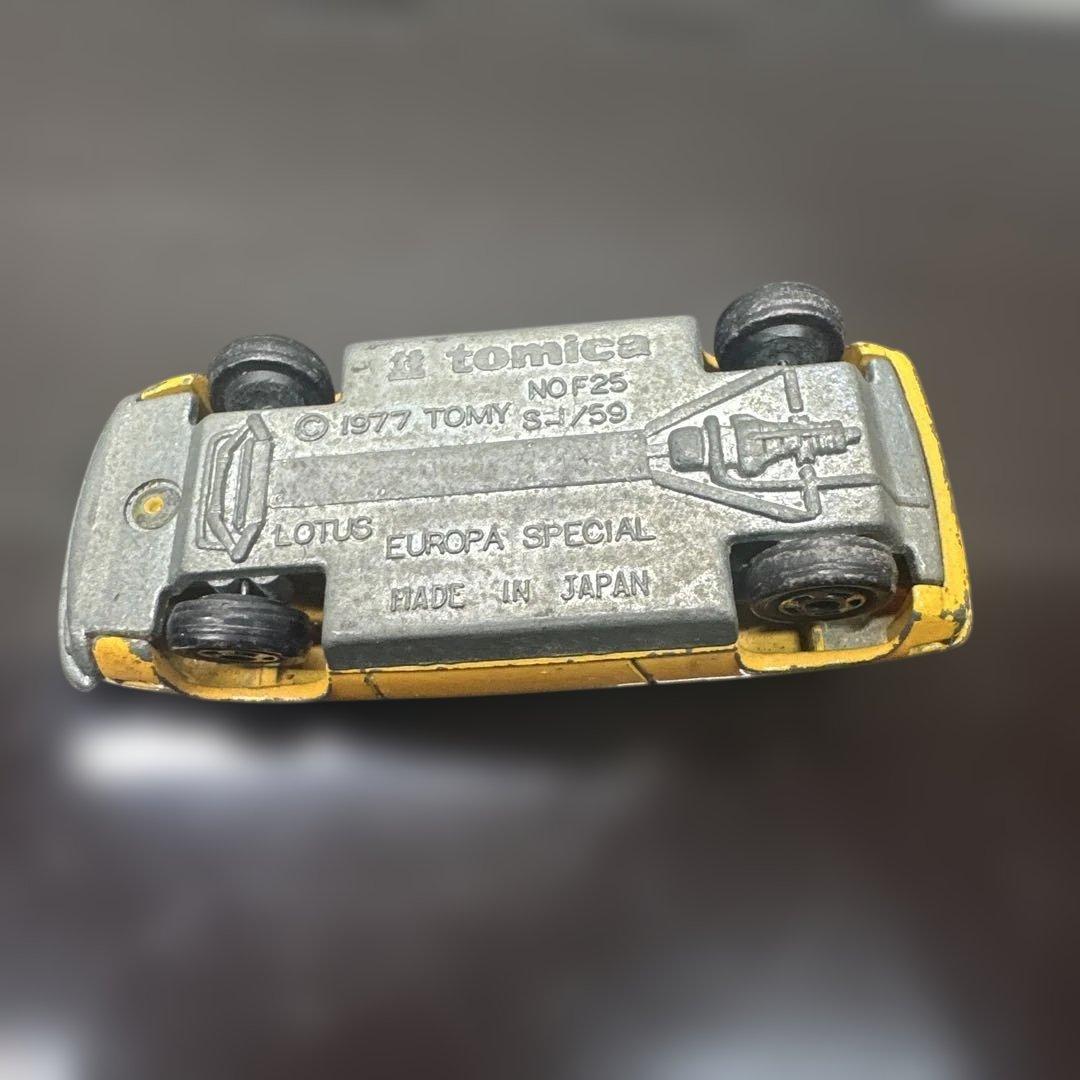 【絶版】トミカ 青箱 F25 ロータスヨーロッパSP 貴重色 激レア 箱無