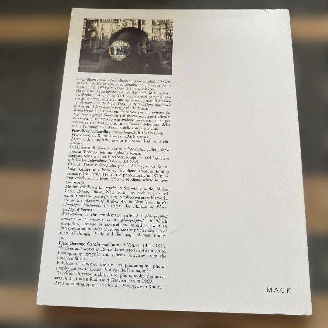 す*ぬ様 ルイジ・ギッリ　写真集　KODACHROME