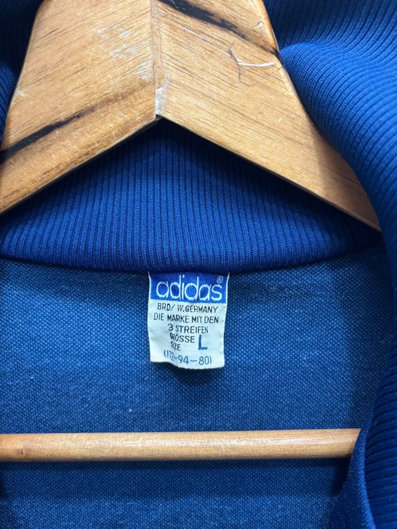 デサント製［adidas］　トラックジャケット　ネイビー系　L 2510-150