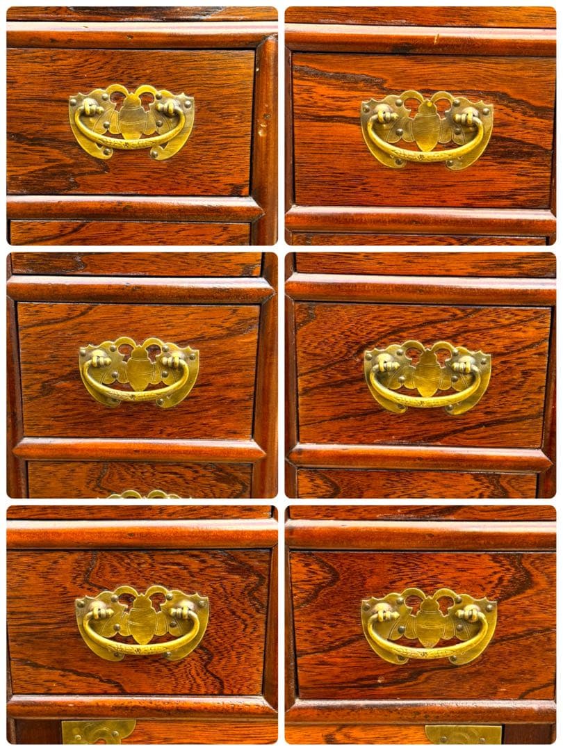 李朝家具 朝鮮家具 薬箪笥 年代物 アンティーク 韓流 韓国