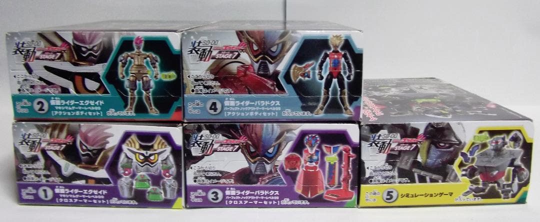装動 仮面ライダーエグゼイド 7弾5種 エグゼイド パラドクス 最終値下げ