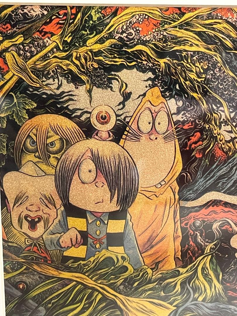 ゲゲゲの鬼太郎　ゴールドアートピクチャー　水木しげる K24(純金)1g