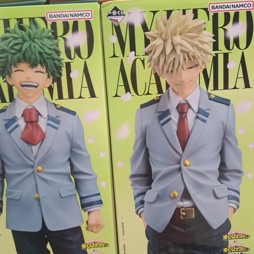 ヒロアカ　一番くじ　紡がれる想い　A賞 緑谷出久　B賞 爆豪勝己　F賞