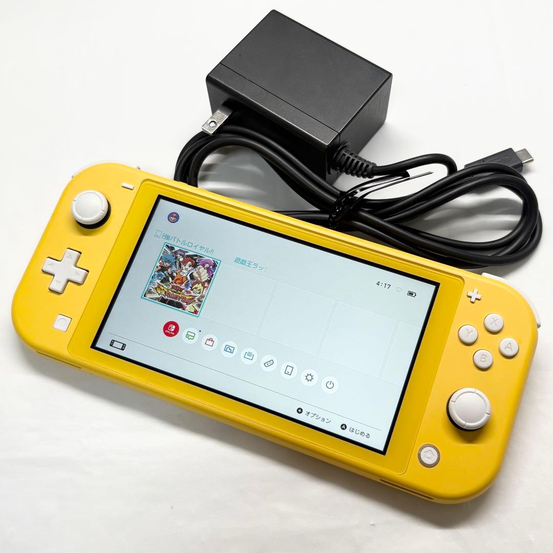 【良品☆】任天堂 Switch Lite イエロー 純正充電器 動作確認済み