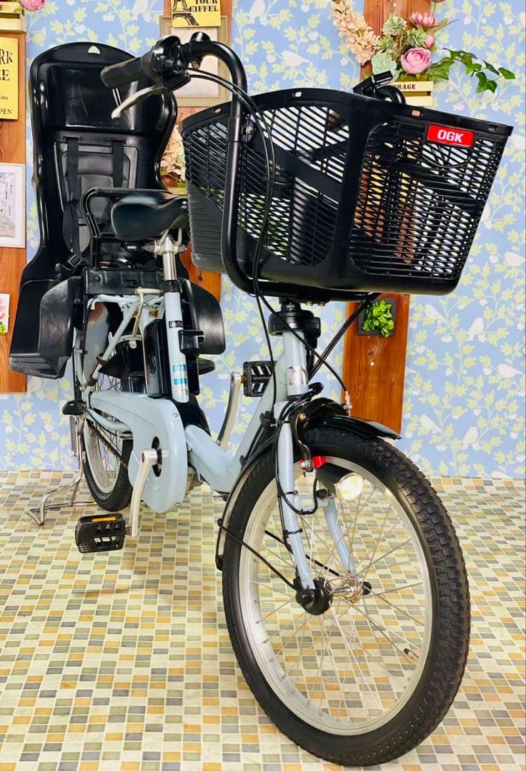 2368パナソニック3人乗り対応20インチ子供乗せ電動アシスト自転車