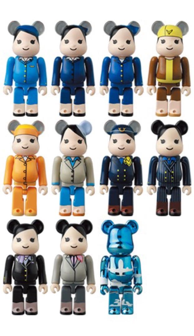 大幅値下げ❣️【新品・未開封】ベアブリックANA70周年記念セット　カワイイ❤️