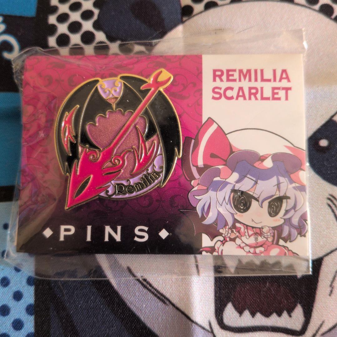 東方Project　東方　レミリア　咲夜　ピンズ　2個セット