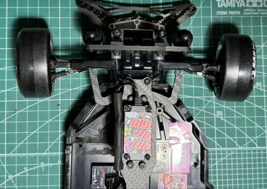 TT02　 メタルガレージ　ハイマウントモーターマウント　DDSSアッパーデッキ