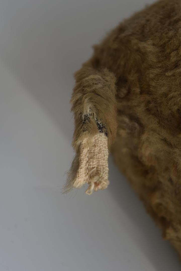 フランスアンティーク　古びたロバさんのぬいぐるみ