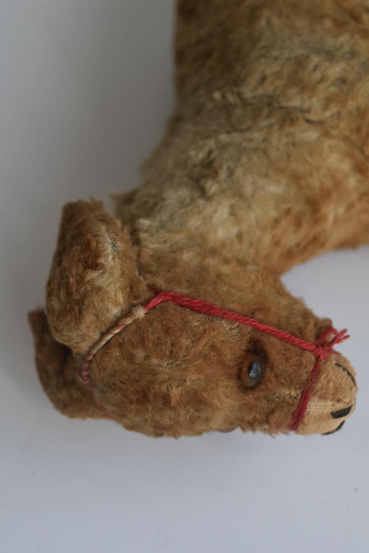 フランスアンティーク　古びたロバさんのぬいぐるみ