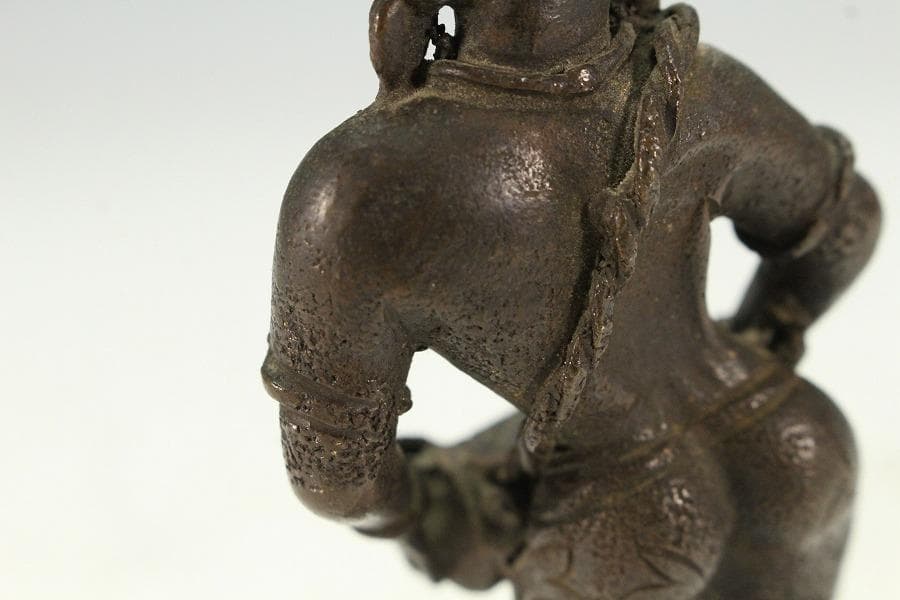 古銅 踊子 像 ガンダーラ 仏教(K-XA902)