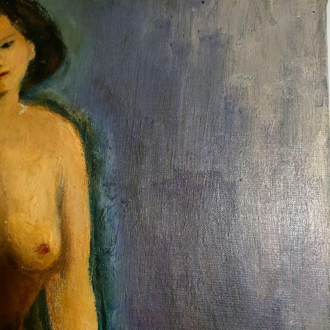 油彩「裸婦」（井上長三郎作）