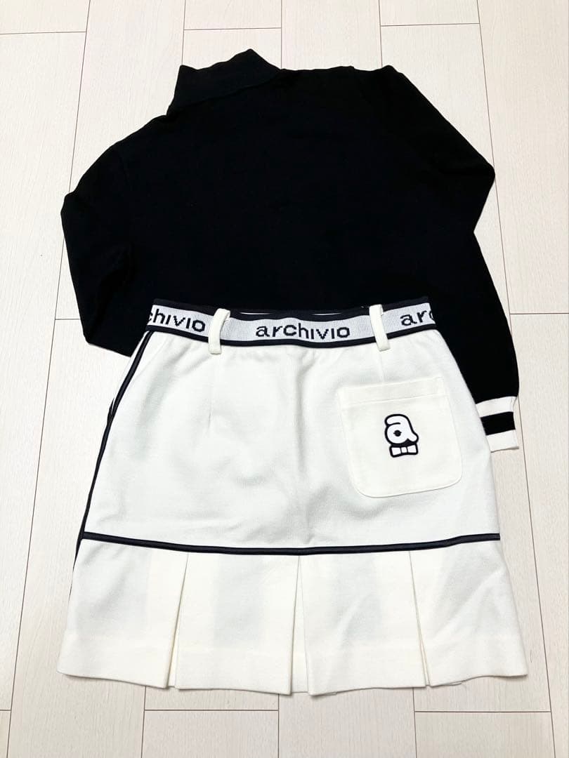 (超美品)アルチビオarchivio ハイネックセーター・スカート サイズ38