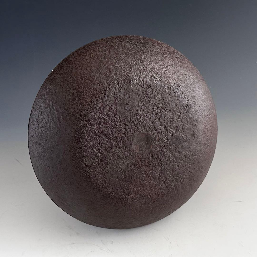 茶道具　瓢釜　金森紹栄　共箱　未使用品　炉釜　茶釜　茶の湯釜　茶会　稽古　鋳物