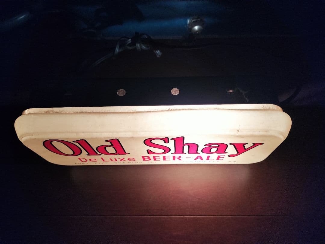 Old Shay De Luxe Beer-Ale サイン
