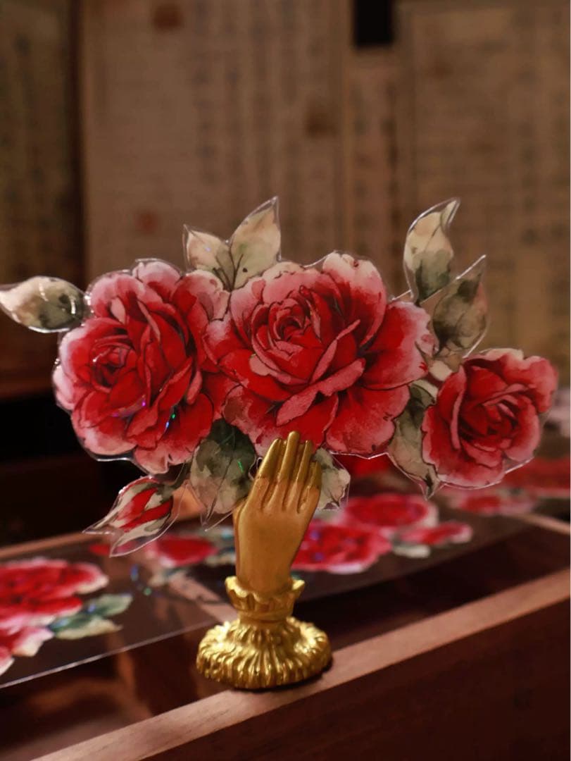 壹洱原创《旧日红笺》海外マスキングテープ　マステ 【2563】