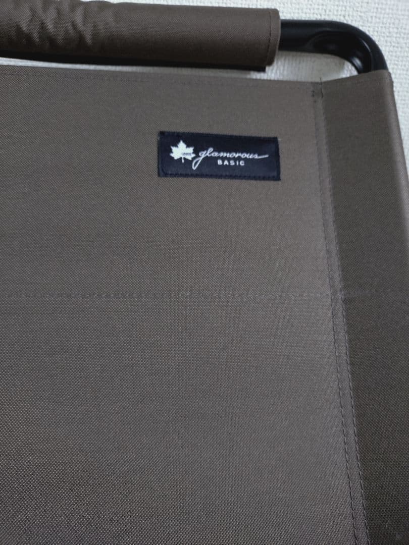 【柘榴】LOGOS グランベーシック 折りたたみチェア　カーキブラウン