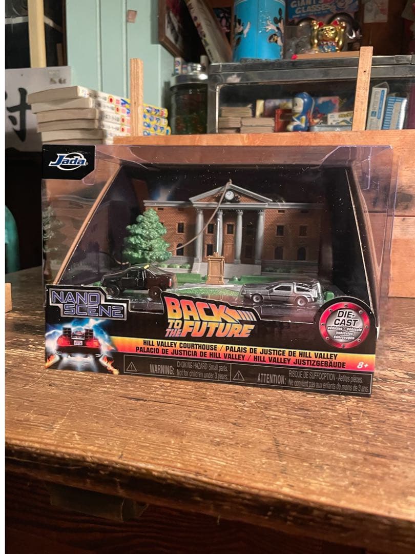 BTTF ヒルバレー時計台 ジオラマ JADA ナノ　バックトゥザフューチャー