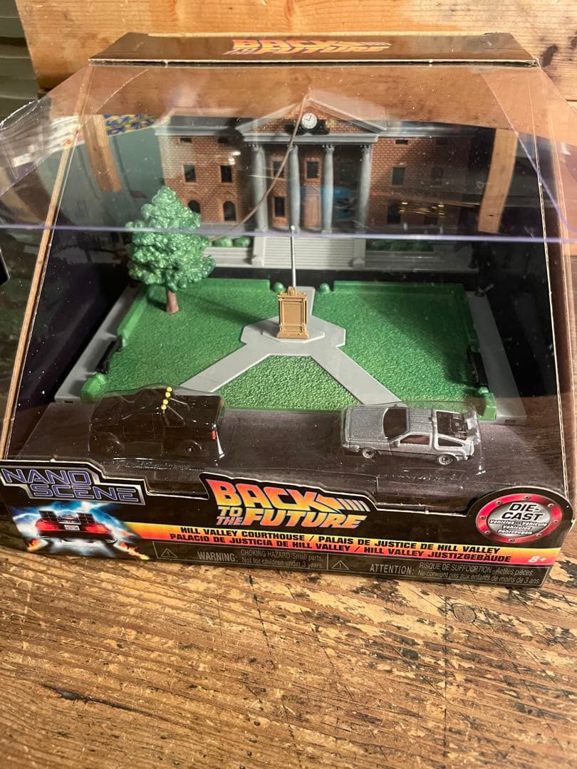 BTTF ヒルバレー時計台 ジオラマ JADA ナノ　バックトゥザフューチャー