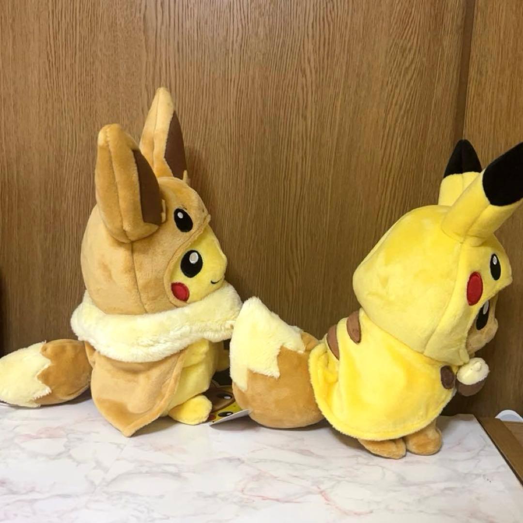 ピカチュウポンチョ イーブイ ピカチュウ