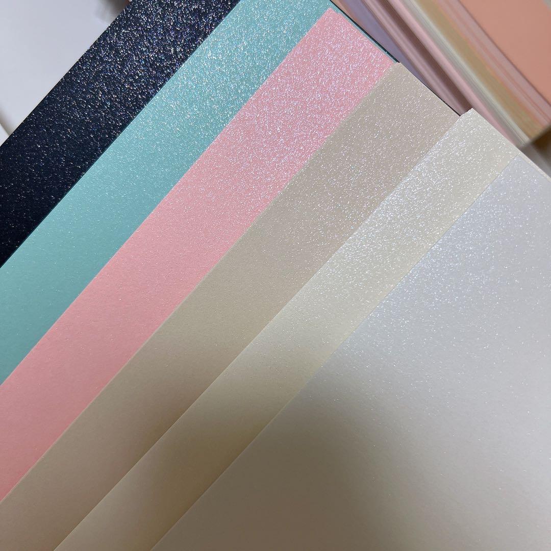 特殊紙 レザック ミランダ デザインペーパー 紙モノ コラージュ素材 まとめ売り