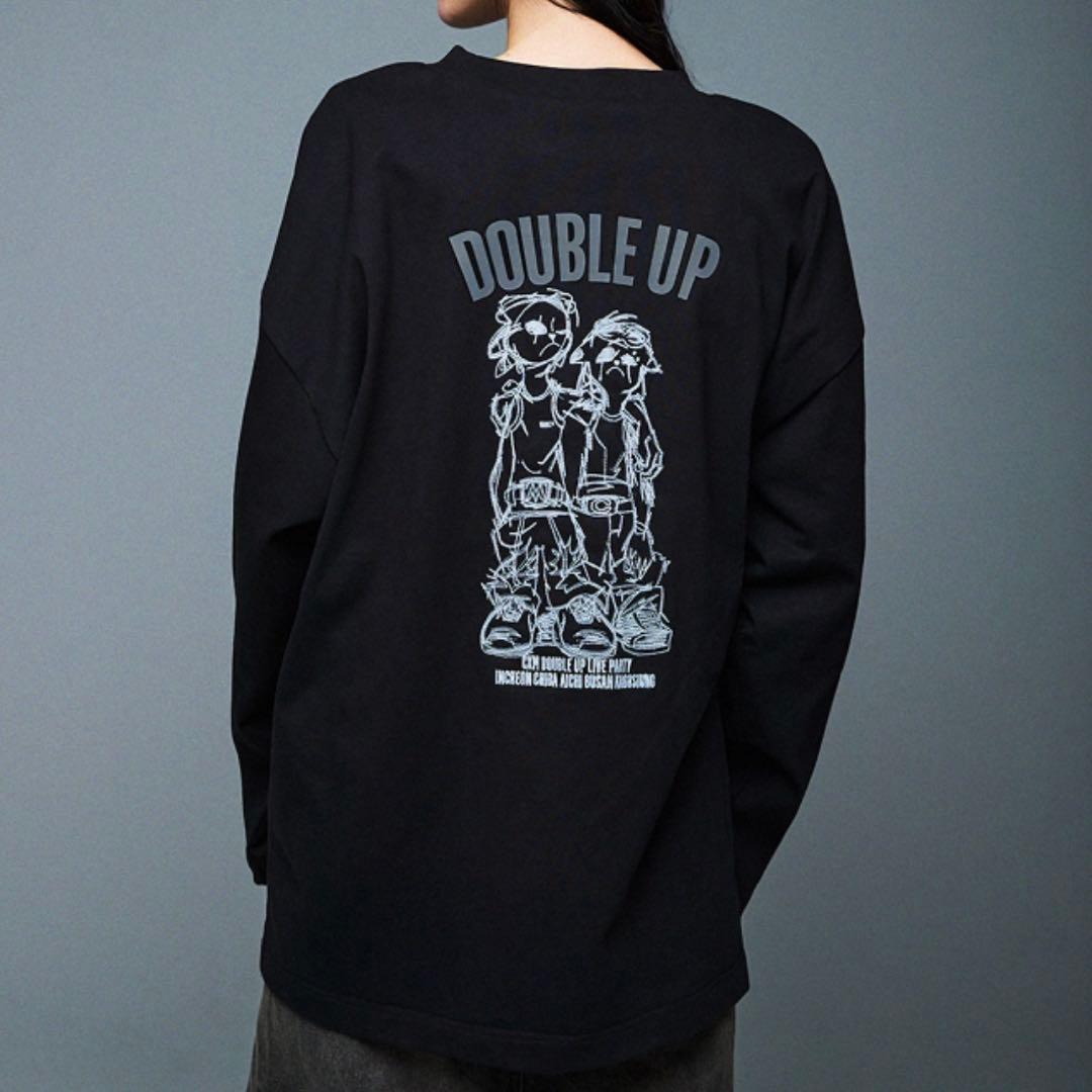 CxM DOUBLE UP JAPAN Tシャツ (TYPE-B) Mステッカー