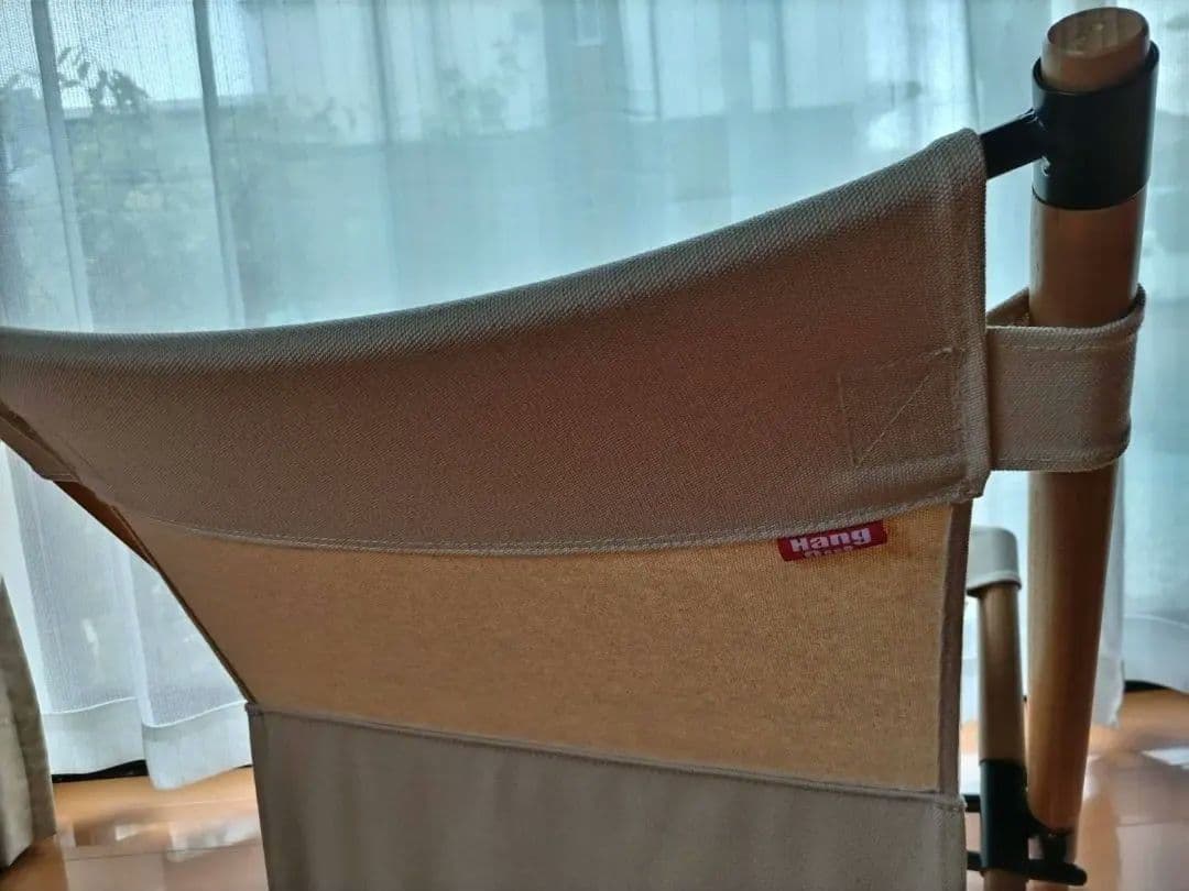 【新品未使用】ハングアウト ポールローチェア 　ホワイト　キャンパス生地