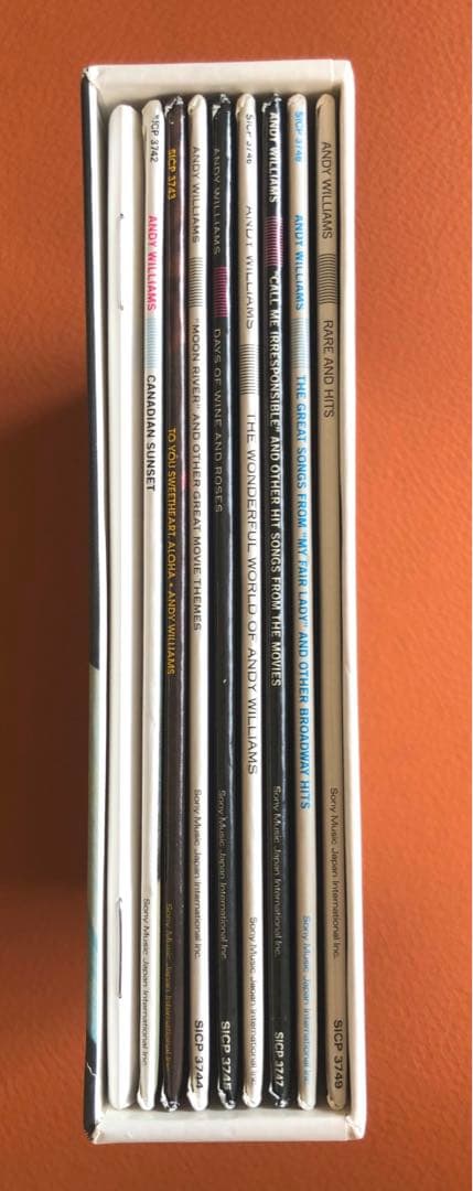 【限定紙ジャケット日本盤8CD】アンディ・ウイリアムス　アルバムコレクション 1