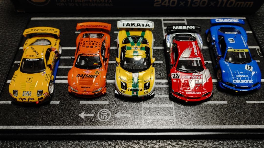 タミヤ 1/64 スーパーGT コレクターズクラブ 5台セットディスプレイケース