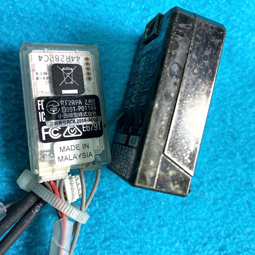 ラジコンヘリ用 3軸ジャイロ JR TAGS ミニ & ALZRCラダーサーボ