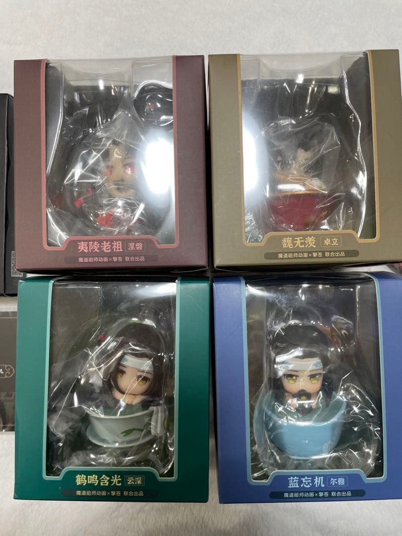 魔道祖師 [公式]フィギュア 夏日沐歌 系列Q版　魏無羨 藍忘機初期予約特典付