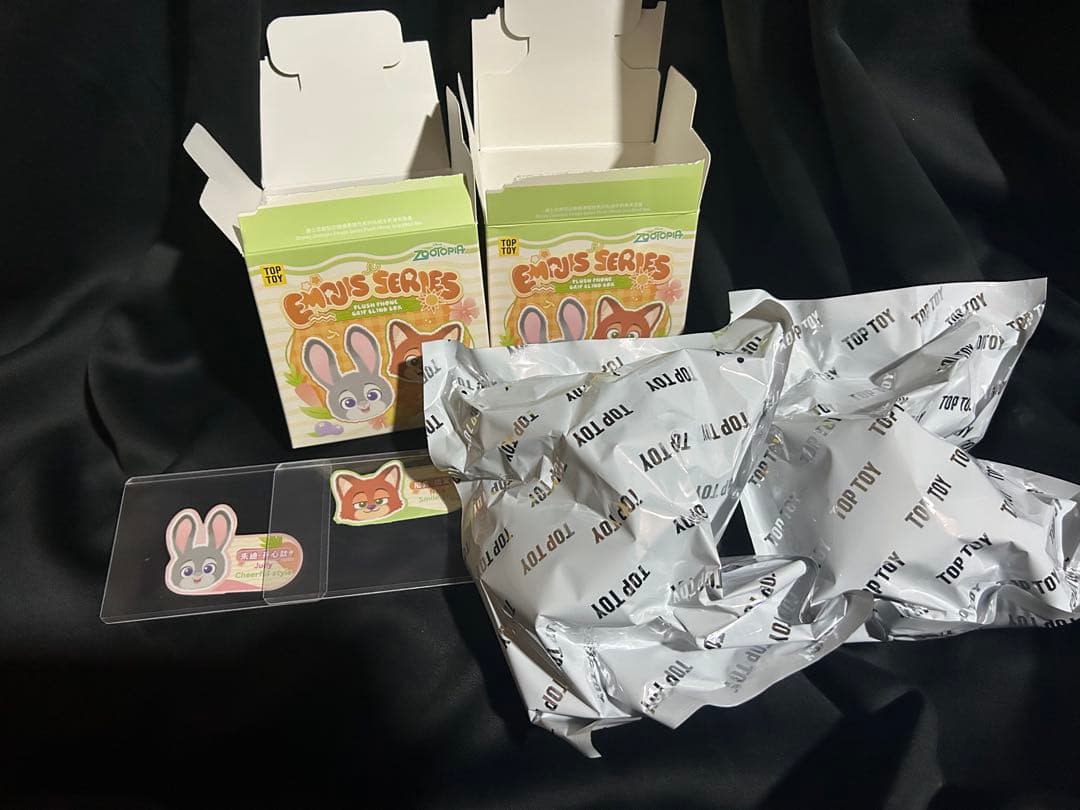 TOPTOY 正規品 ズートピア スマホ グリップ ジュディ ニック 2点セット