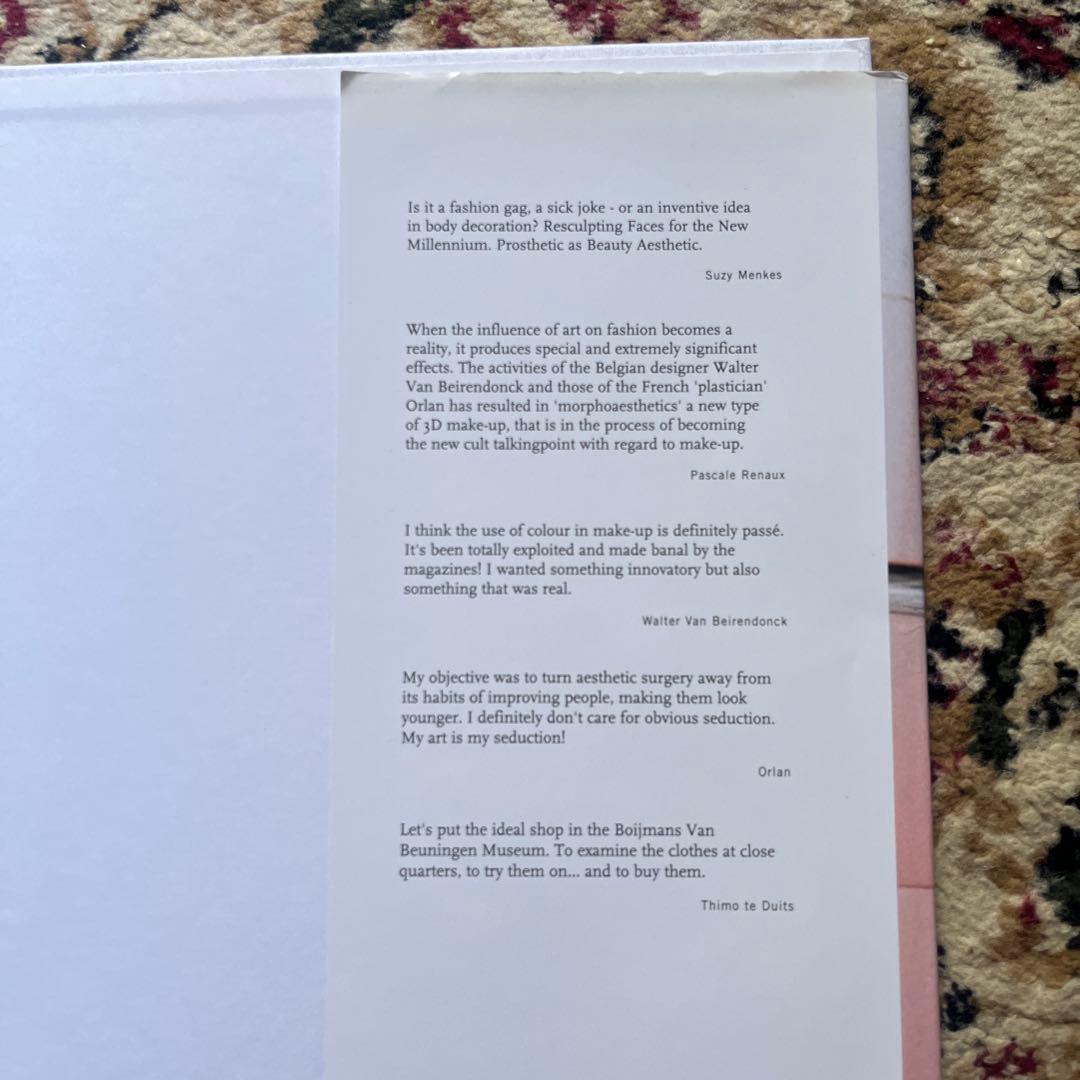 Beirendonck Belive 写真集 Juergen Teller 撮影