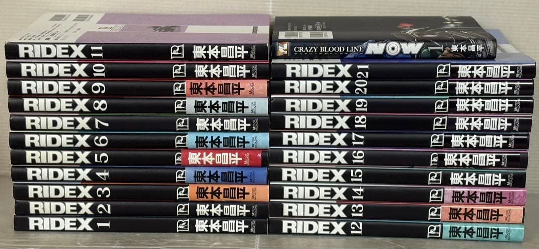 【I783m】東本昌平 RIDEX ライデックス 1~21巻全巻セット+2冊