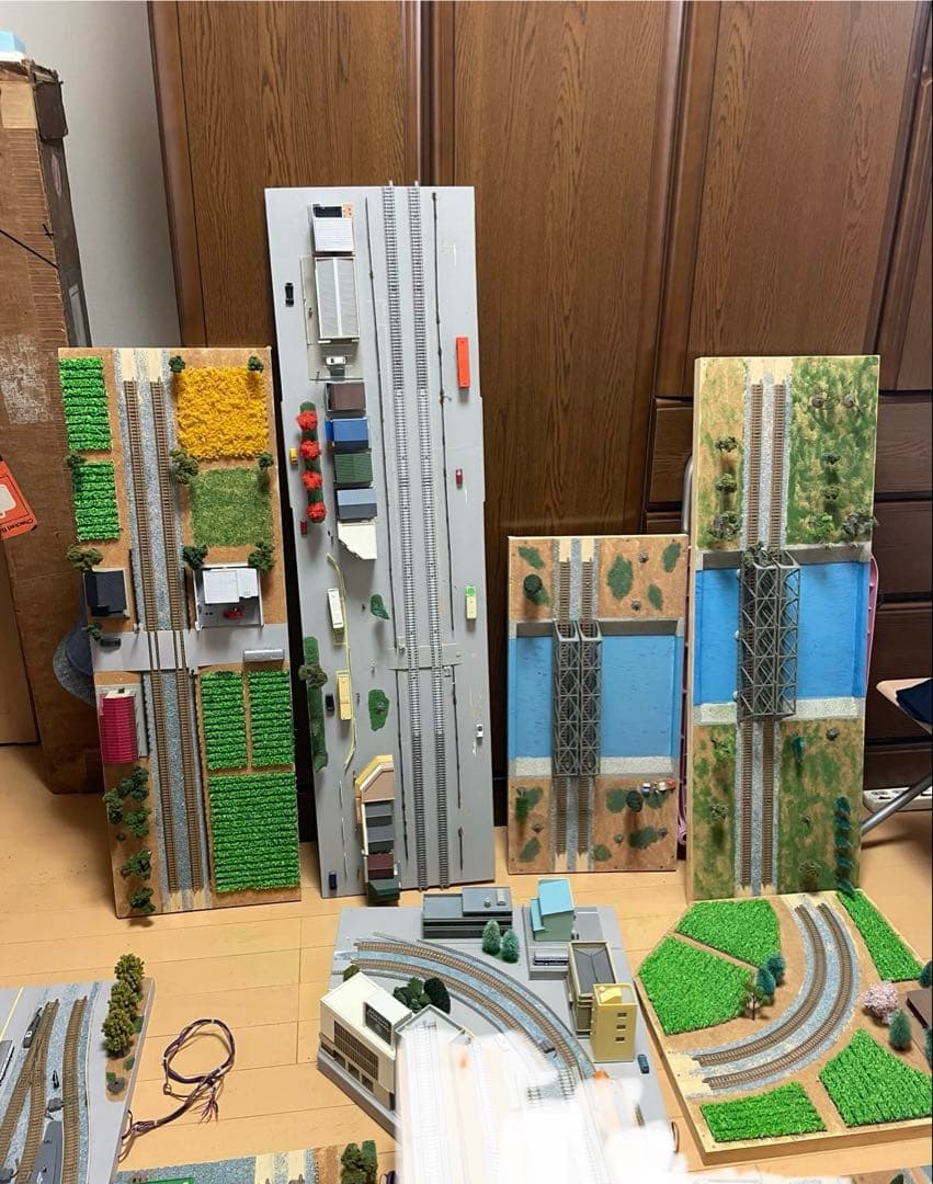 Nゲージ鉄道模型 レイアウトパーツセット （ジオラマ）