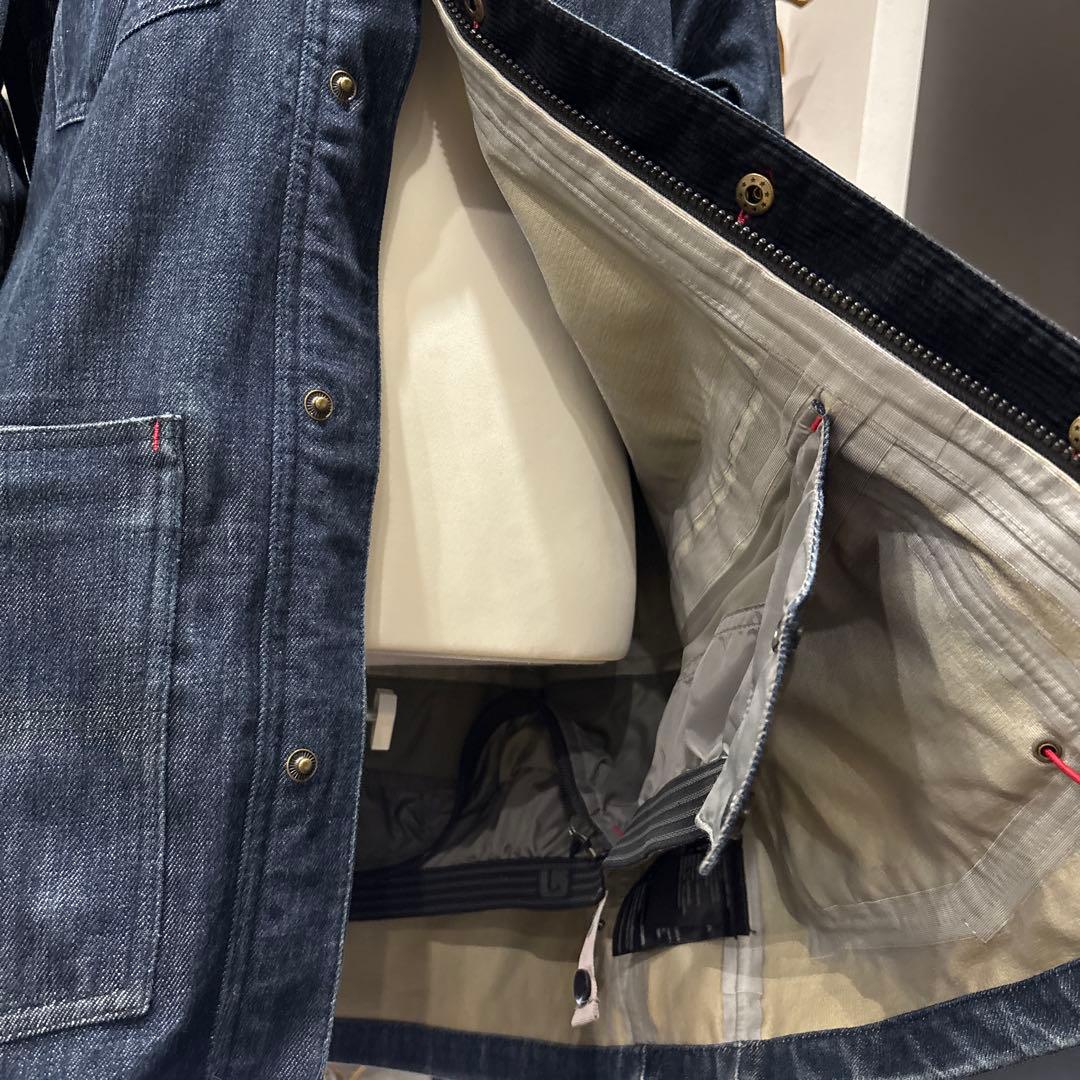 【BURTON】GORE-TEXデニムジャケット デニムカバーオール　上下セット