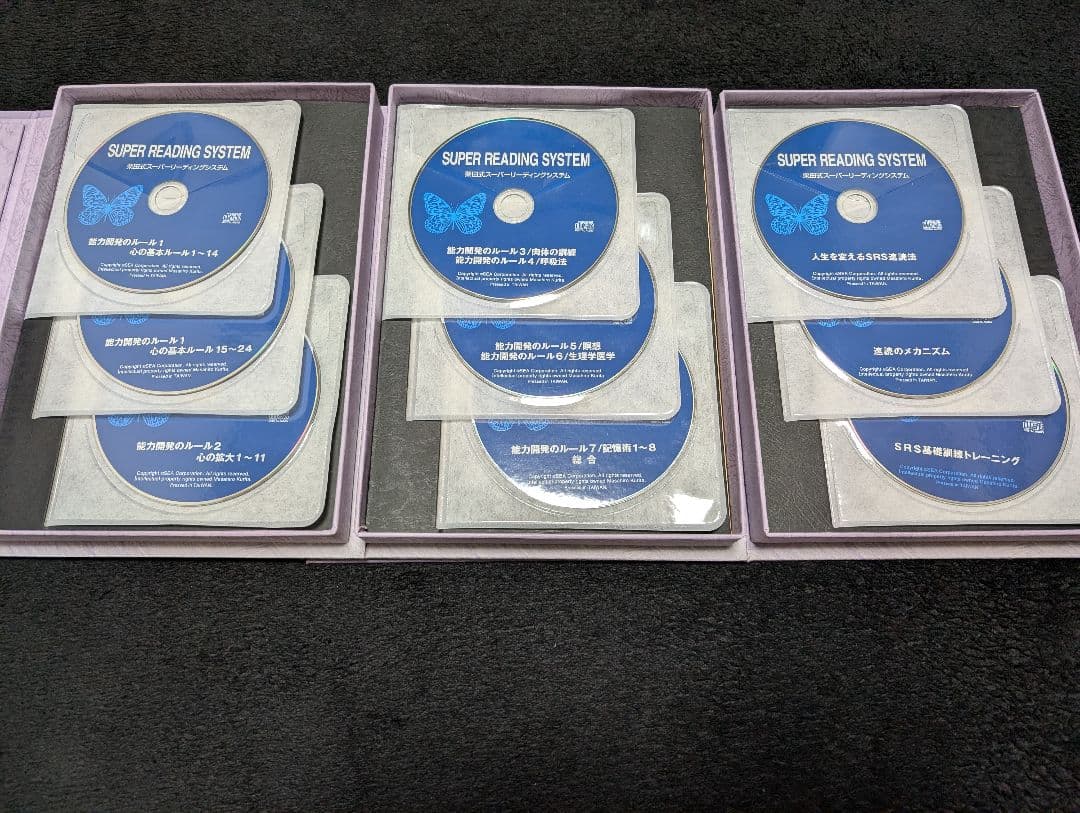 栗田式速読 SRSスーパーリーディングシステム 初級 中級 上級セット