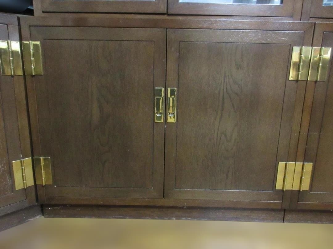 カリモク　最高峰　domani 　モーガントン　ガラス扉付きキャビネット　右側