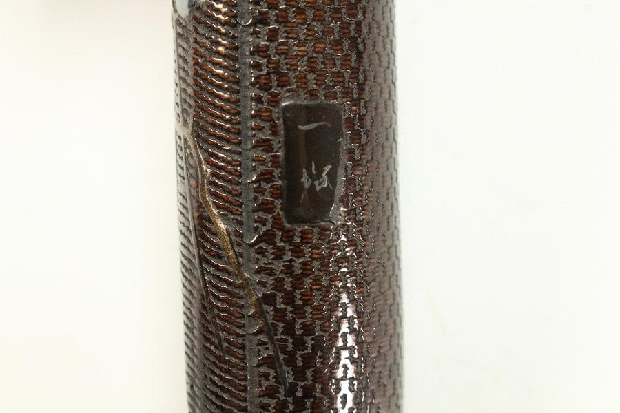 提げ物 煙管筒 網代 花鳥蒔絵(K-YC418)