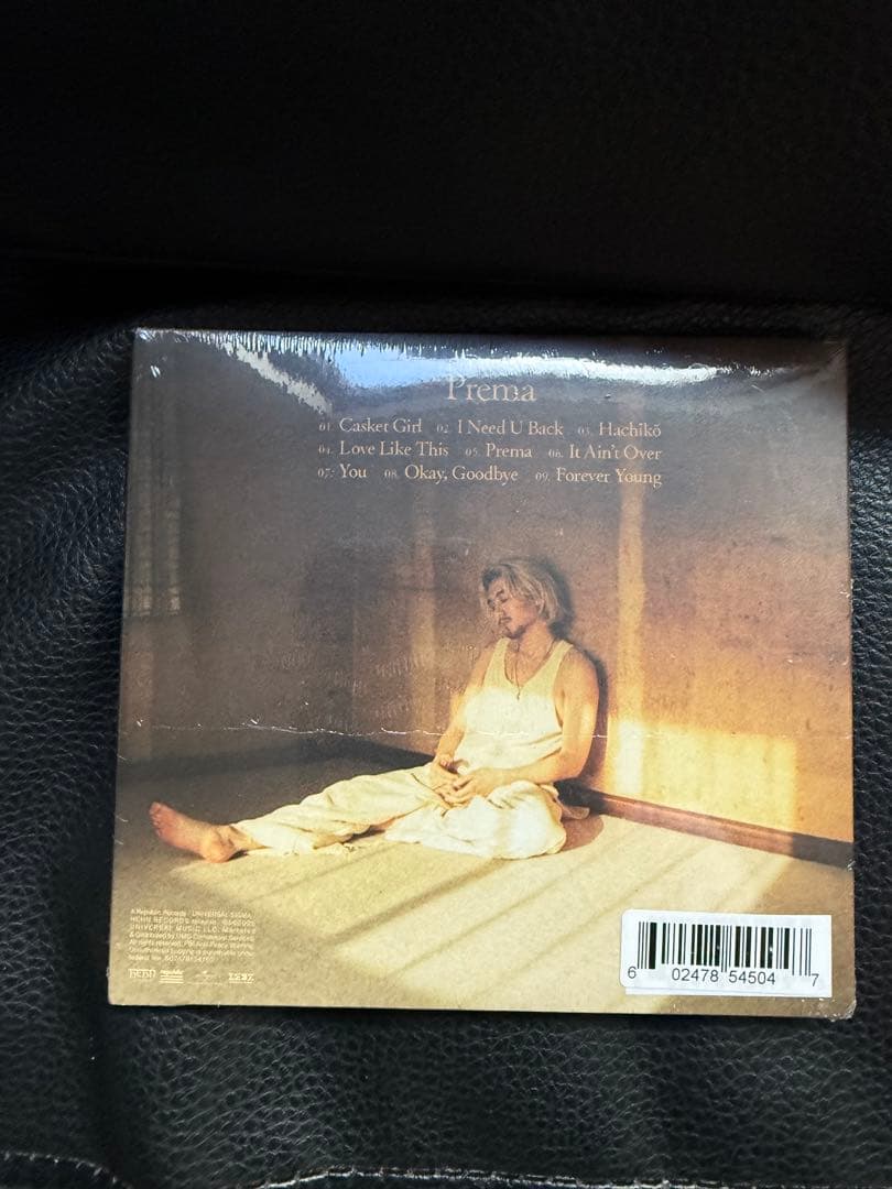 アメリカ公式ストア購入 藤井風 Prema 直筆サイン入 CD 完全未開封