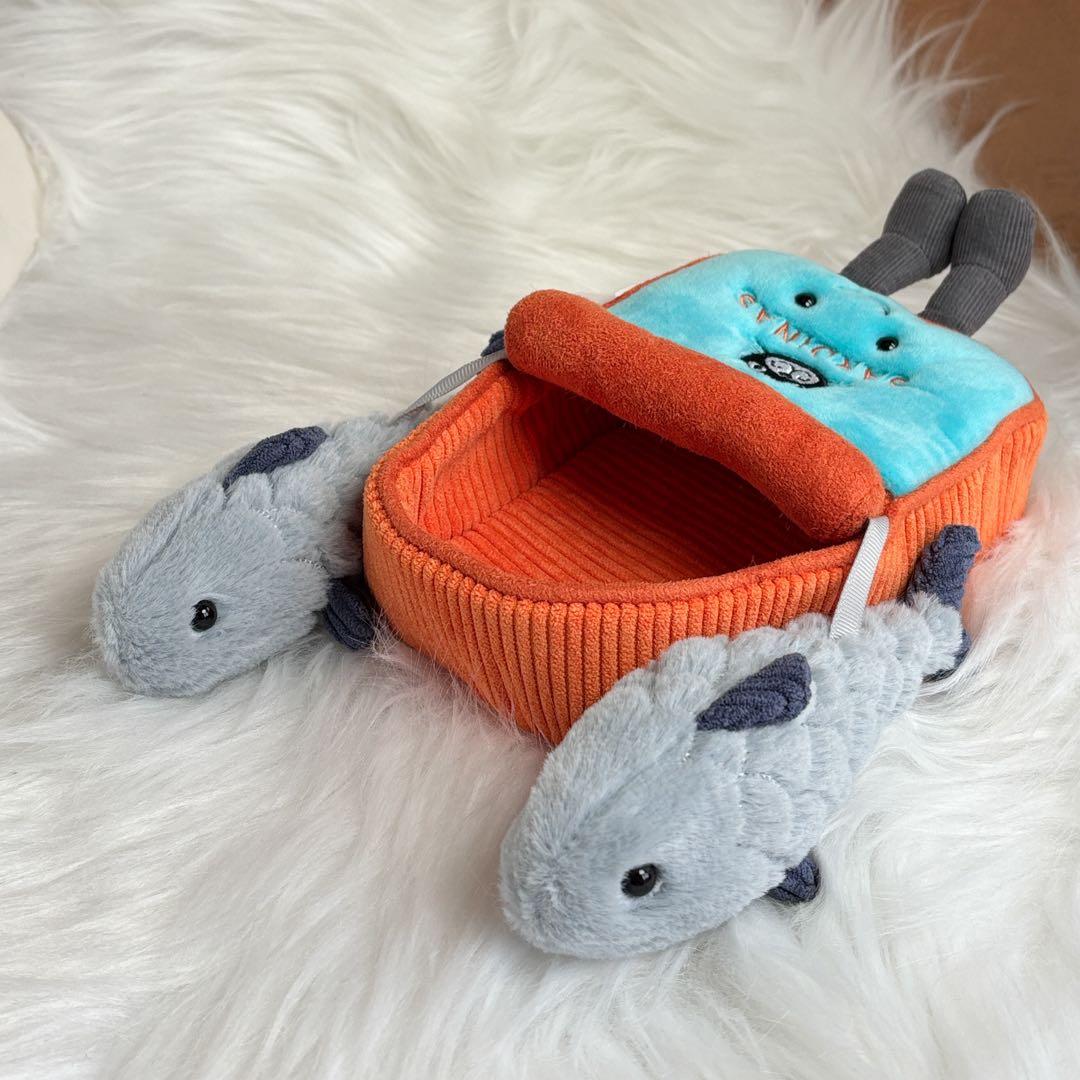 新品　ジェリーキャット　オイルサーディン　缶　ぬいぐるみ　ギフト袋付き