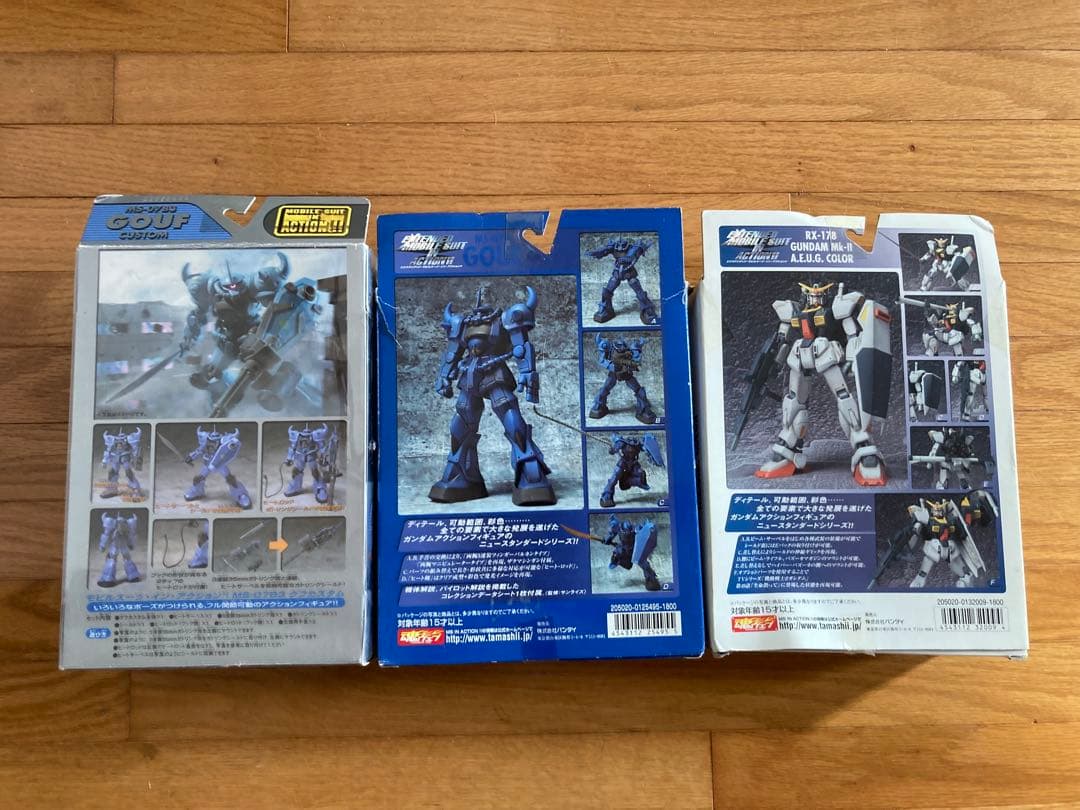 EMIA & MIA 3種セット グフカスタム・グフ・ガンダムMk-II