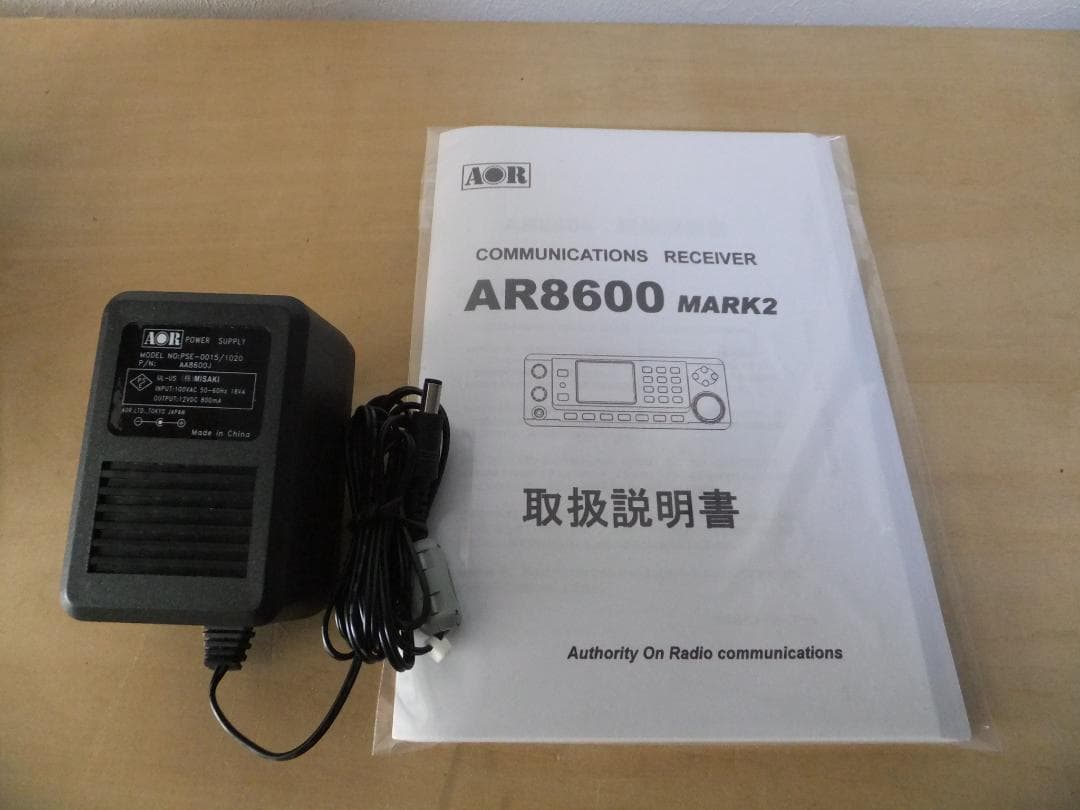 ☆ＡＯＲ　卓上型　広帯域受信機　ＡＲ８６００ｍｋ２　ＳＳＢ受信可（現状渡し）☆