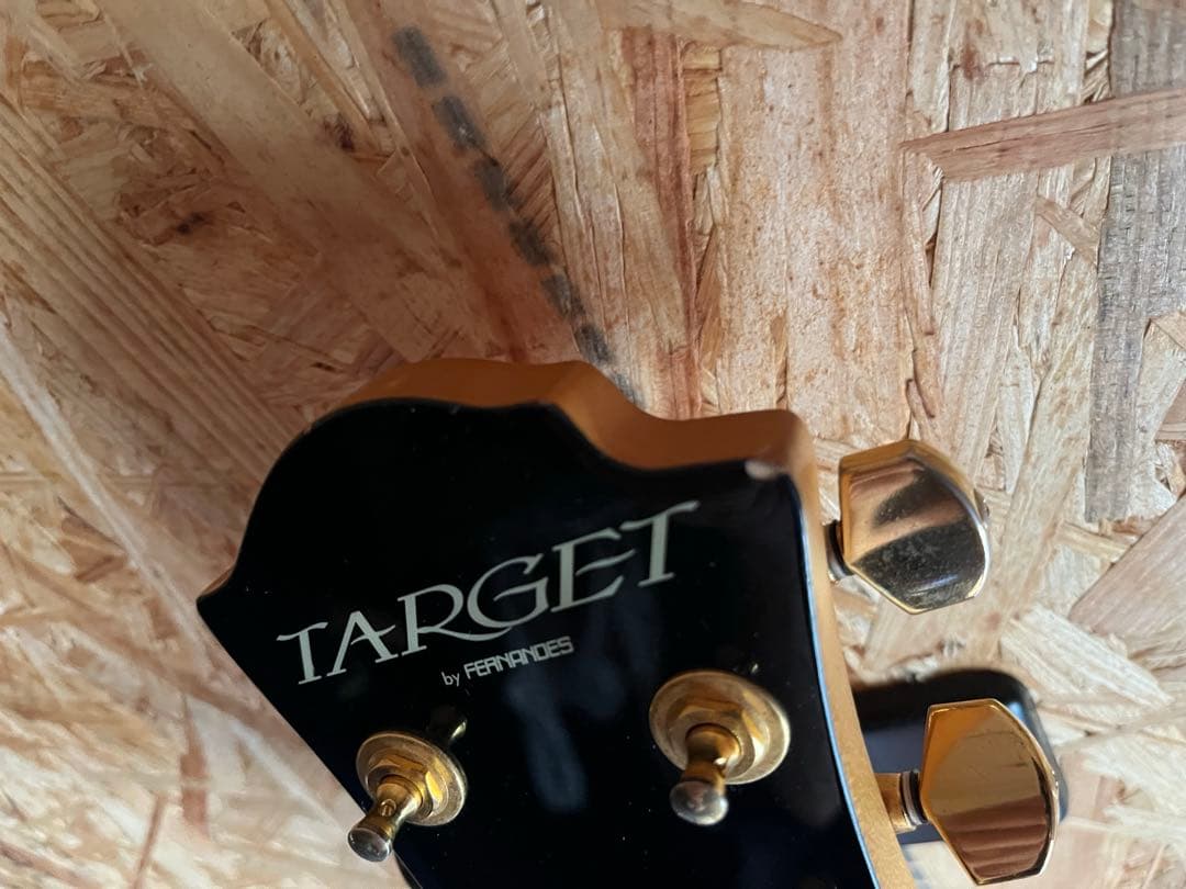 TARGET ギター レッド/オレンジグラデーション　hide モッキンバード