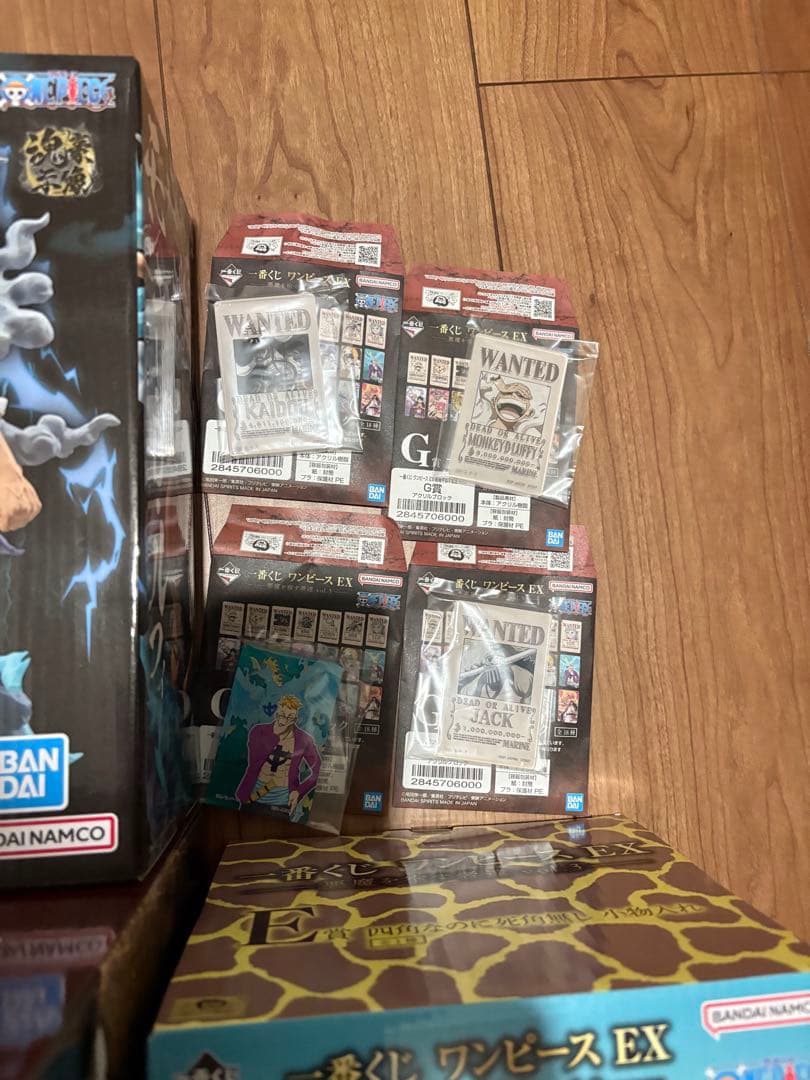 一番くじ　ワンピース　EX ルフィ　チョッパー　カク　四角なのに死角なし