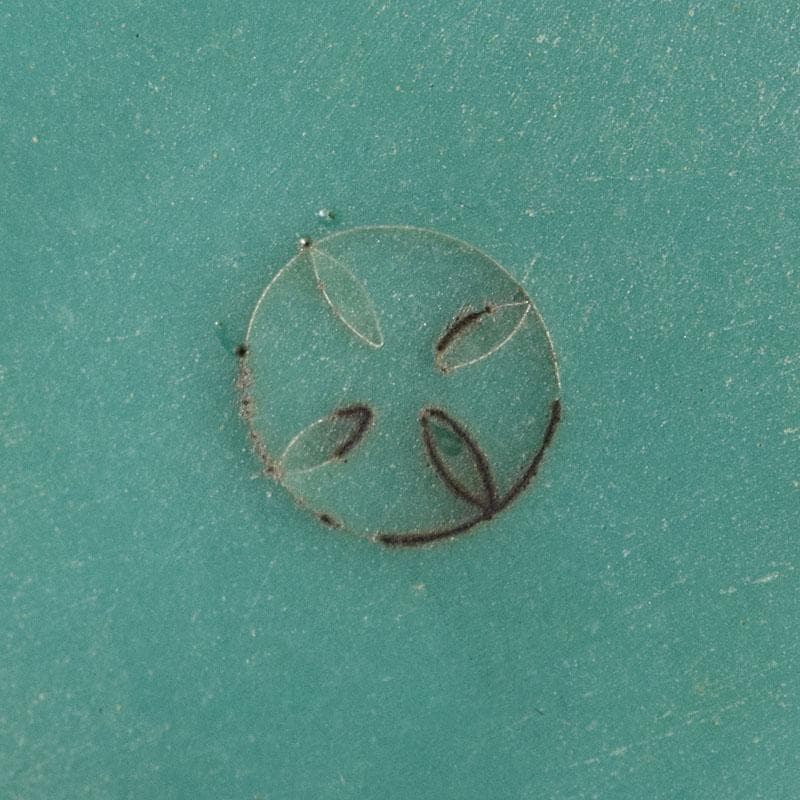 七宝焼　安藤七宝店　緑釉　花文　花瓶　合わせ箱　C　R9385H