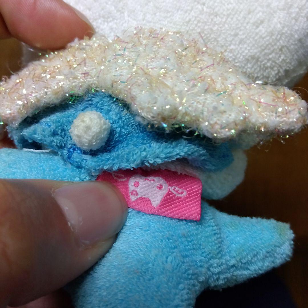 サンエックス　しあわせにゃんこ　ハート型宝石付きぬいぐるみ　平成レトロ