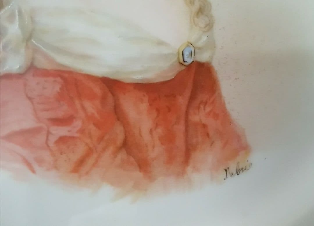 SÈVRES　セーヴル　キャビネットプレート　肖像画　アンティーク