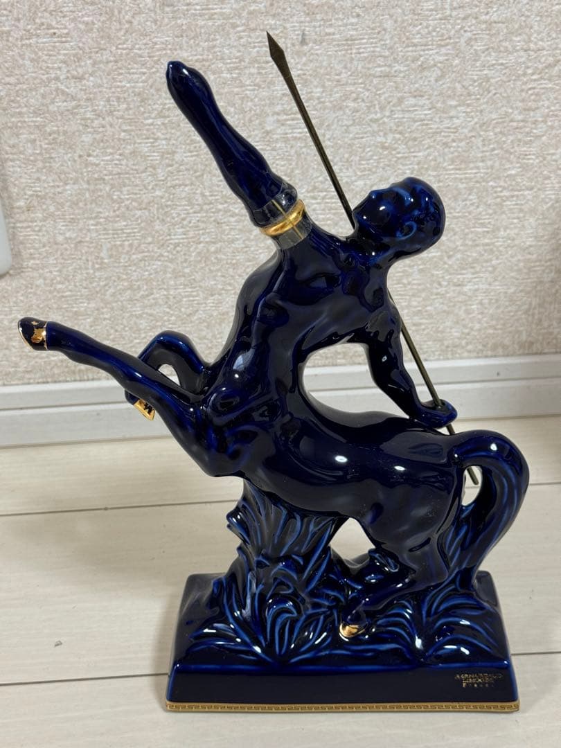 ⭐️レミーマルタン リモージュ ケンタウロス ブランデー 陶器 青⭐️