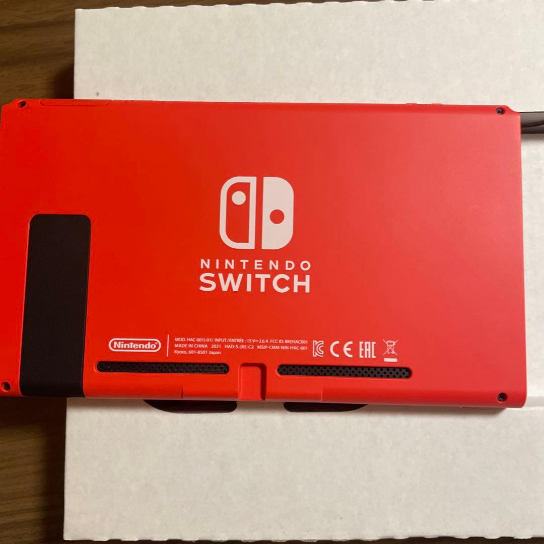 美品 Nintendo Switch マリオレッド×ブルー